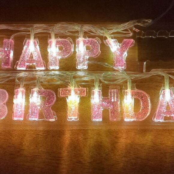 Happy birthday string light NWT - Picture 5 of 5